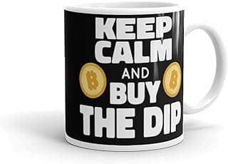 Mug Bitcoin Keep Calm and Buy the Dip sur Amazon.fr