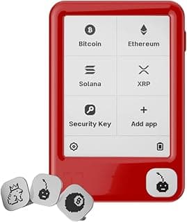Ledger Nano Gen5 rouge cerise avec écran tactile sur Amazon.fr