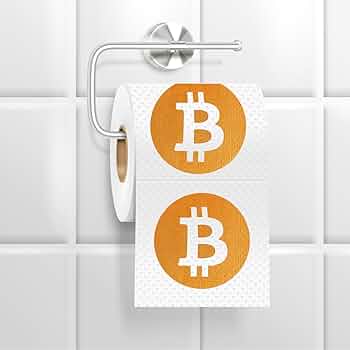Papier toilette Bitcoin amusant Mad Monkey sur Amazon.fr