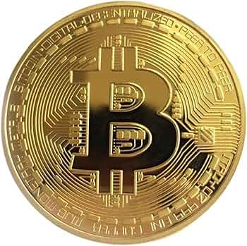 BAQI piece Bitcoin plaque or de collection sur Amazon.fr