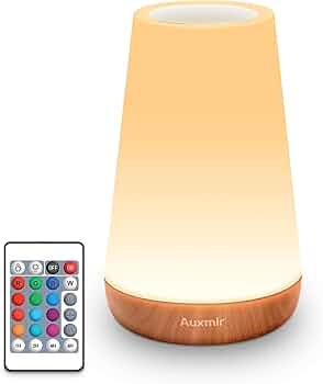 Auxmir Lampe de chevet LED tactile 13 couleurs RGB rechargeable sur Amazon.fr