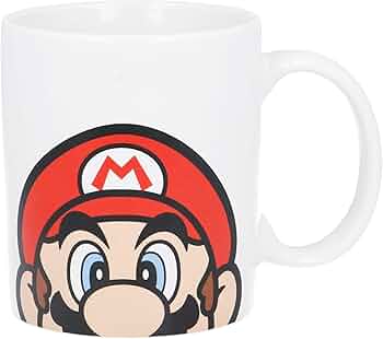 Stor Tasse mug Super Mario blanc et rouge (350 ml) sur Amazon.fr